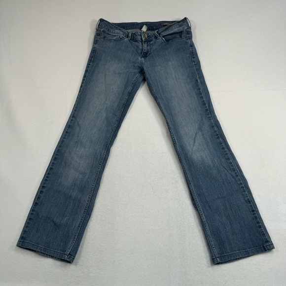 Mango Christy Bootcut Jeans Womens Size 8 Medium Blue Low Rise - Picture 2 of 15